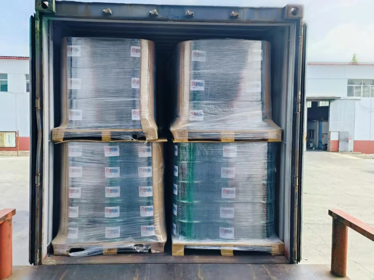 Packed Xukang PVC products prepared inside export container
